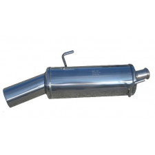 Peugeot 206 1.4 16v Depois de 2001 Inoxcar Inox Escape / Silenciador 1x102mm Saída de Escape 1x102mm