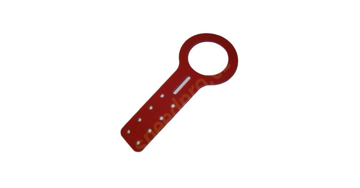 Gancho de Tracción Plano Alu Diámetro 55mm Espesor 5mm