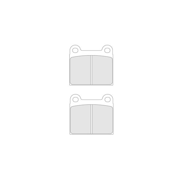 Pastillas de Frenos CL Brakes RC6 Delante Simca 1000 Rally 2Array