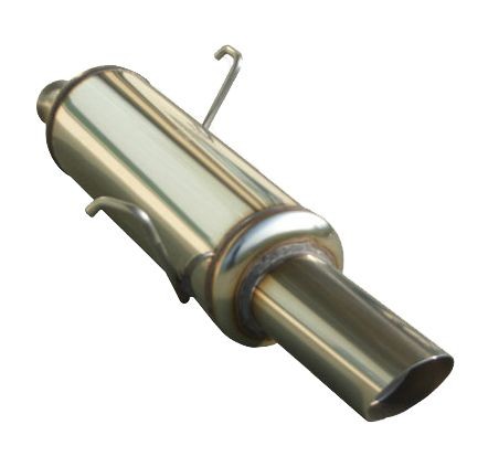 Peugeot 206 1.4 Antes de 2000 Inoxcar Inox Escape / Silenciador 1x90mm Saída RallyArray