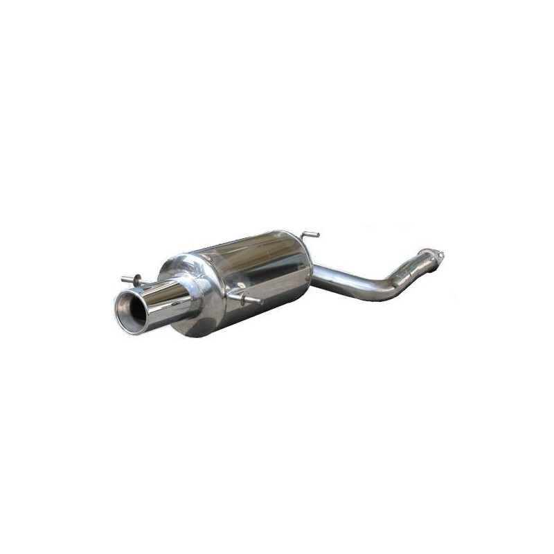 Inoxcar Inox Silenciador / Escape Subaru Impreza WRX Depois de 2001 Saída 1x102mmArray