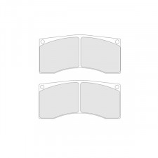 Pastilhas de travão CL Travões RC8 Peugeot 206 Super 1600