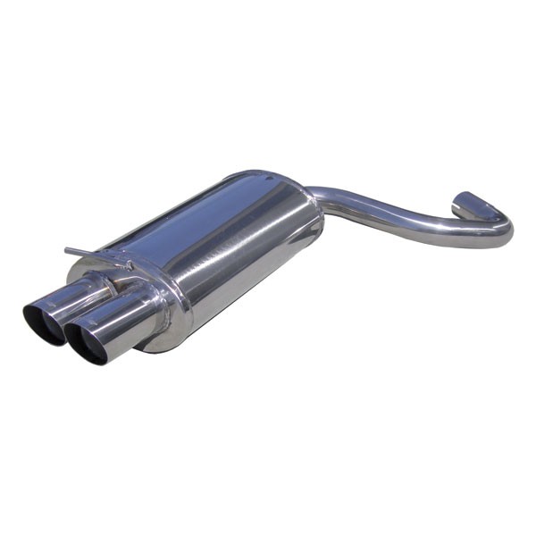 BMW E90 320d 320d 2x76mm Racing Inoxcar Inox Muffler / SilenciadorArray