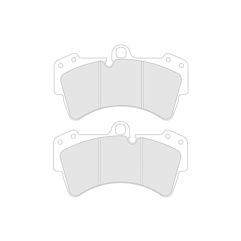 Pastilhas de travão CL Brakes RC6 Frente Porsche Cayenne TurboArray