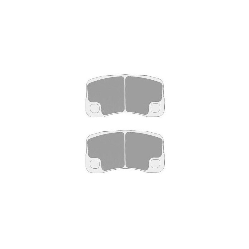 Pastilhas de travão CL Brakes RC6E Traseiro Porsche 997 GT3Array