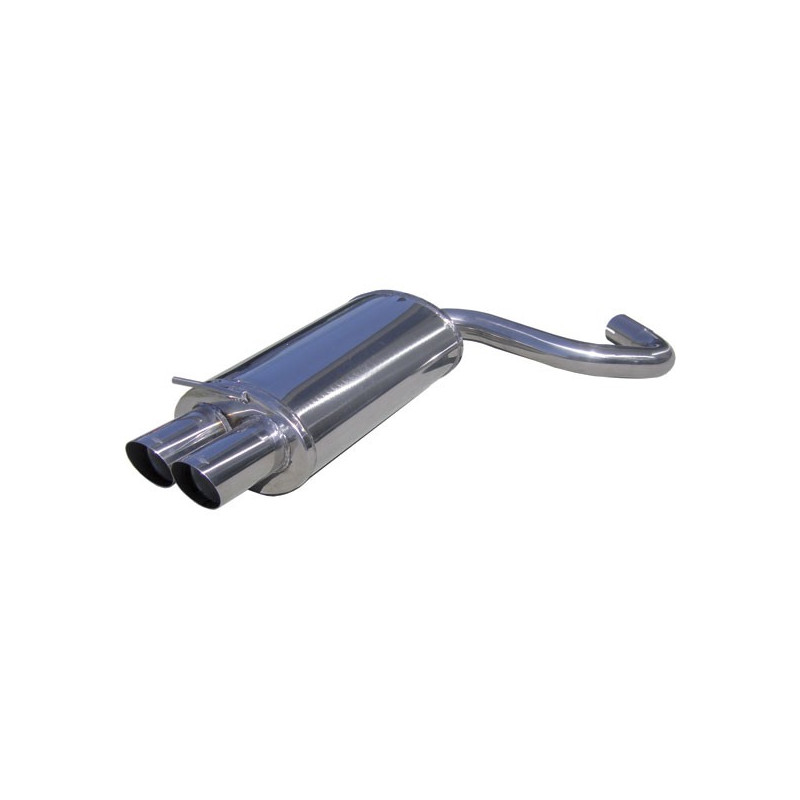 BMW E90 320d 320d 2x76mm Racing Inoxcar Inox Muffler / SilenciadorArray