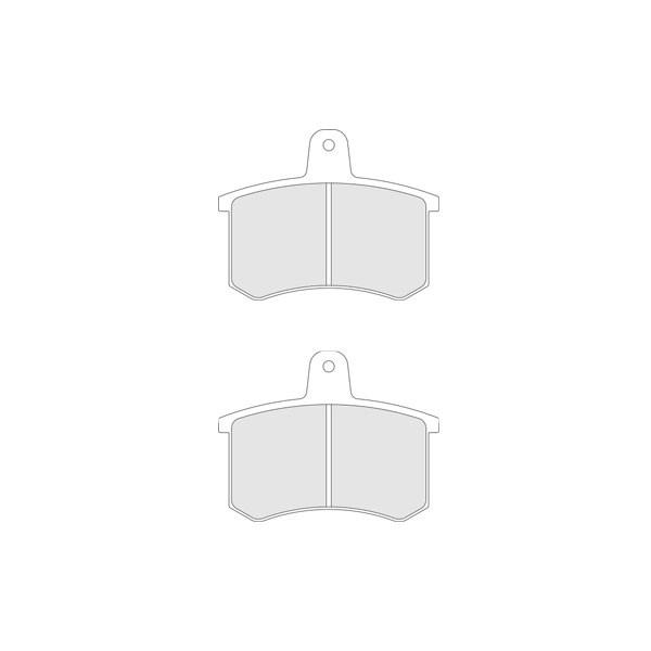 Pastillas de freno CL Brakes RC6 trasero Volkswagen Golf II GTiArray