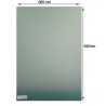 Placa de proteção interior Espessura da aleta 2 mm Dimensões 940X660 Branco