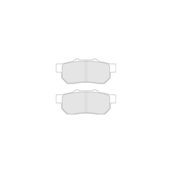 Pastilhas de travão CL Brakes RC6 Traseiro Honda Civic VtecArray