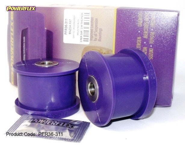 Silent-block Powerflex Diferencial Mazda RX 7 (2 Piezas)Array
