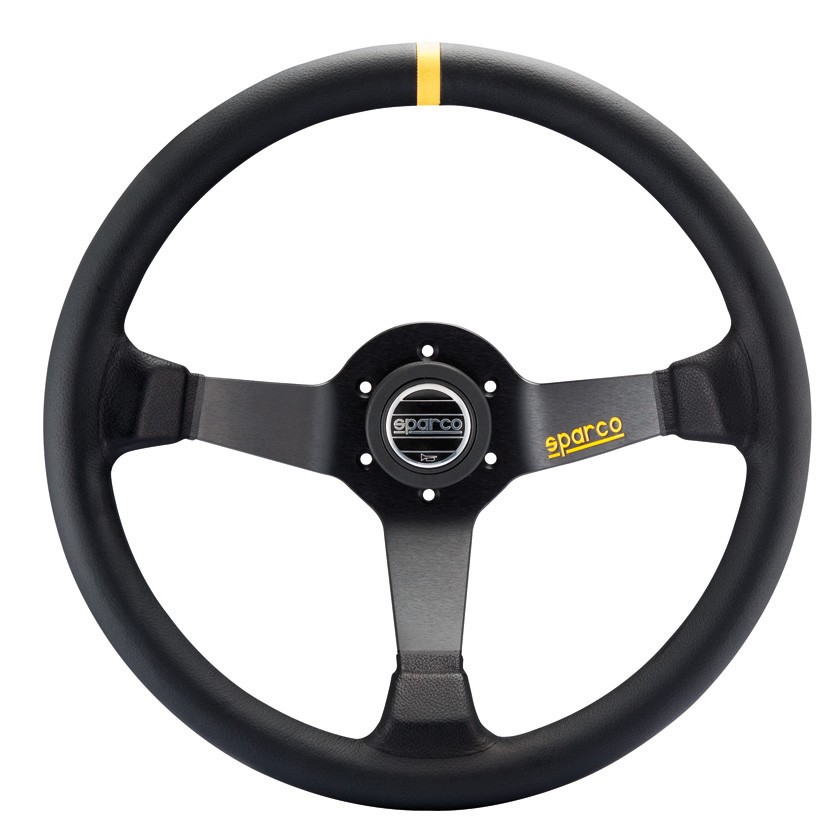Volante Sparco R345 em couro pretoArray