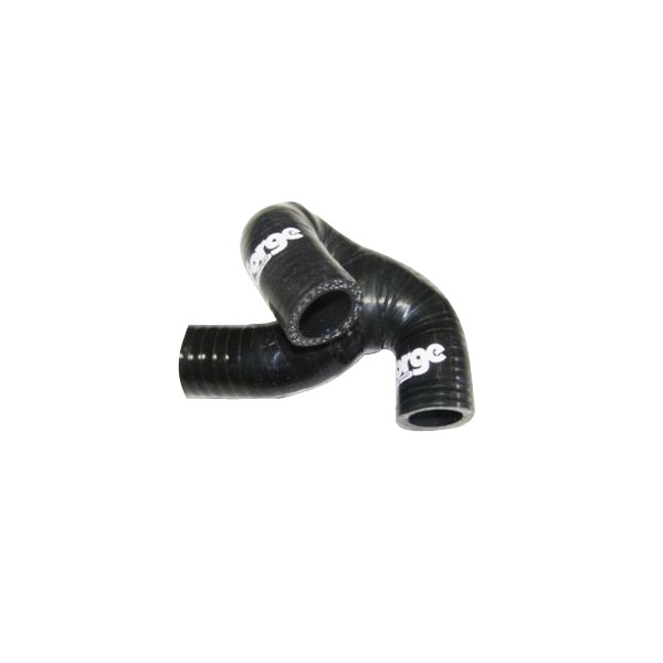 Tubo de respiro de silicone preto Forge para Audi TT 225Array
