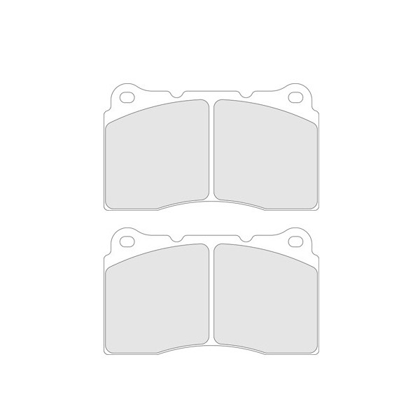 Pastilhas de travão CL Brakes RC6E Frente Mitsubishi Evo 5-8 Ep16mmArray