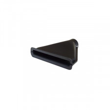 Entrada de ar retangular Revotec 225X25mm em preto