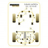 Silent-block Powerflex Black Trapecio Trasero Subaru (2 Piezas)