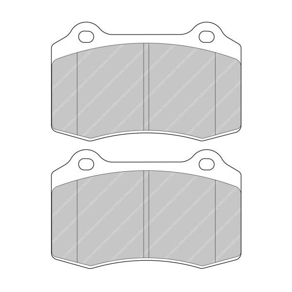 Pastilhas de travão Ferodo DS2500 Traseira Aston MartinArray