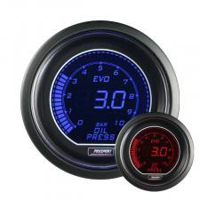 Manómetro Prosport Presión Aceite Digital Diámetro 52mm 0 - 7 Bares + Sonda