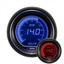 Manómetro Prosport Voltímetro Digital Diámetro 52mm 8 - 18Volts