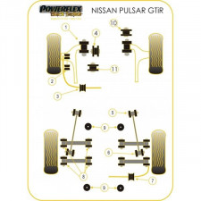 Silent-block Powerflex Black Trapecio Delantero Nissan Sunny GTiR (2 Piezas)