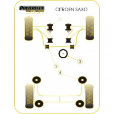 Silent Bloc Powerflex Preto - Suporte Inferior do Motor Citroën Saxo (1 Unidade)