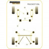 Silent-block Powerflex Preto Motor Traseiro Peugeot 206 65mm (1 Peça)