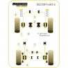 Silent-block Powerflex Black Barra Estabilizadora Trasera Ford Escort RS T2 (2 Piezas)