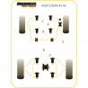 Silent-block Powerflex Black Brazo Inferior Trasero Silentbloc Delantero Audi (2 Piezas)
