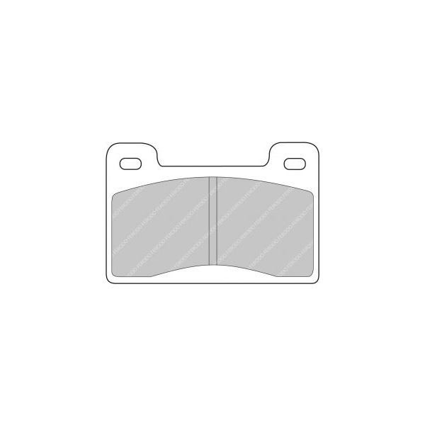 Pastilhas de travão Ferodo DS3000 Frente Skoda 135 1.3Array