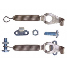 Gancho de Capó con Muelle en Acero Inox (el par)
