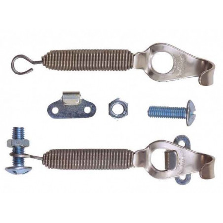 Gancho de Capó con Muelle en Acero Inox (el par)