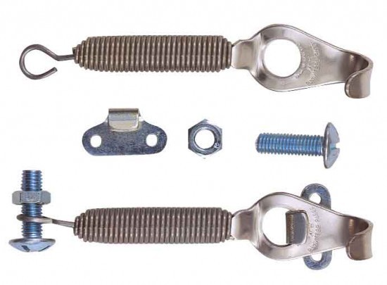 Gancho del Capó con Muelle en Inox (el Par)Array