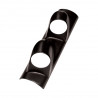 Soporte Bratex Parabrisas 2 Manómetros Negro
