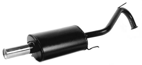 Terminal / Silenciador Renault Clio 16S/W Homologado CEE Salida 76mmArray