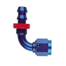 Racord hidráulico hembra Goodridge 90° aluminio 3/4x16 JIC
