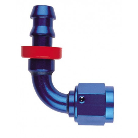 Racord hembra para acoplar Goodridge 90° aluminio 9/16x18 JIC