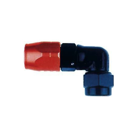 Racord hembra giratoria Goodridge 90° aluminio 9/16x18 JIC