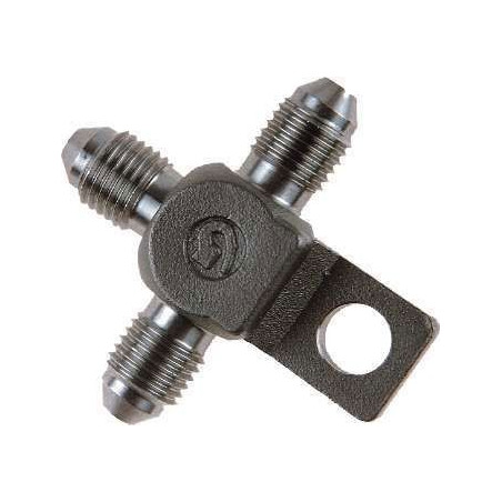 T Goodridge 3 machos 3/8X24 JIC / UNF fijación radial