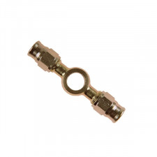 Banjo Recto Doble Goodridge 3/8 Diámetro 10mm
