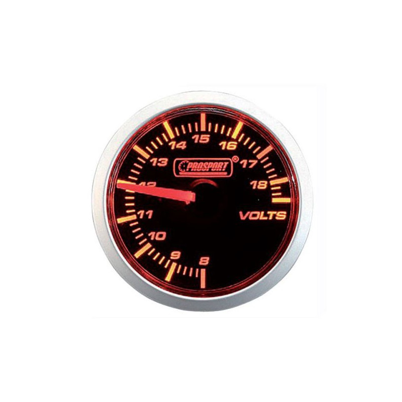 Manómetro Prosport Voltímetro Diâmetro 52mm 8 - 18 VoltsArray