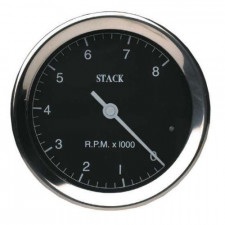 Cuentarrevoluciones Stack Classic 0-10000 Diámetro 80 Negro