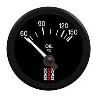 Manómetro de pressão de pilha Temperatura do óleo 60-150°C 10x100 ElétricoArray
