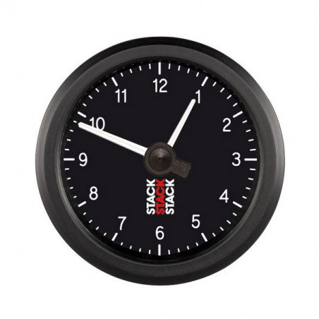 Reloj Stack Analógico Fondo Negro Manómetro
