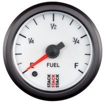 Manómetro Stack Nivel Gasolina Pro Eléctrico BlancoArray
