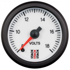 Manómetro Stack Voltímetro Pro Eléctrico Blanco