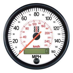 Velocímetro Stack 0-260km/h BlancoArray