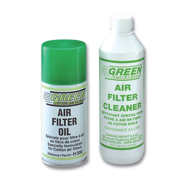 Kit de Limpeza / Manutenção Verde para Filtro de Ar Spray 0,3L + Netoyant 0,5LArray