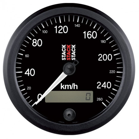 Velocímetro Stack 0-260km/h Negro