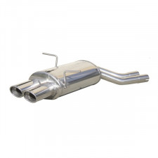 BMW 320i E46 2x90x70mm Inoxcar Silenciador / Silenciador Inox 2x90x70mm