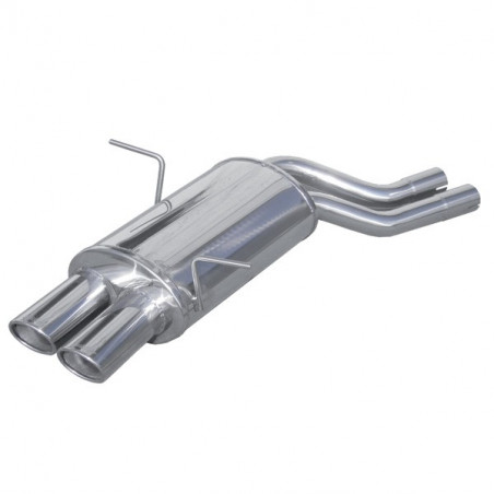 Escape Final / Silenciador Inoxcar Inox BMW E46 325ci 2x90/70mm