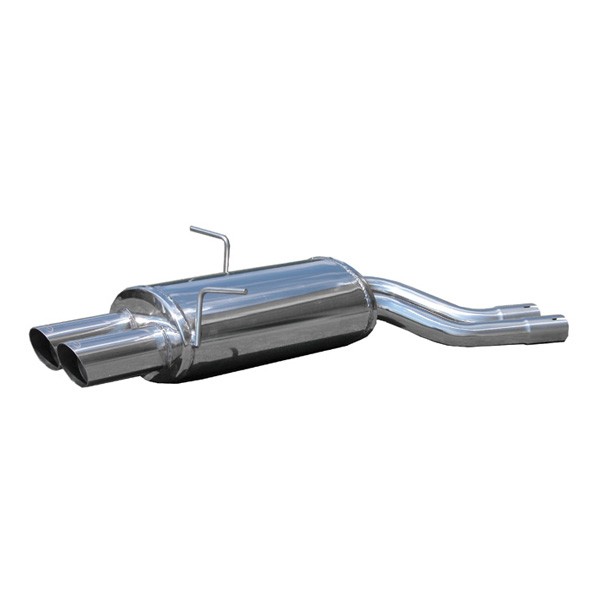 Escape Final / Silenciador Inoxcar Inox BMW E46 325ci 2x80mm RacingArray